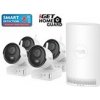 iGET HOMEGUARD HGNVK88004P - Kamerový systém s FullHD bateriovými kamerami, set 4 kamery + NVR rekordér