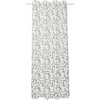 Záves s riasiacou páskou Chenille s grafickým vzorom sivý 175 x 135 cm