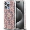 Kryt Original Faceplate Case Guess Guhmp15Lhgcustgp iPhone 15 Pro (Compatible With Magsafe / Iml Gcube / Pink)