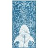 ArtFlhf plážová osuška Shark 90 x 180 cm blue