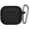 Blueo - Liquid Silicone ochranné puzdro pre AirPods 3 - čierne