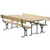 Pivný set BAVORD 220x70cm LUX s opierkou