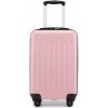Ľahký kabínový ABS+PC kufor Kono - ružový - 33 L