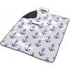 Sablio Plážová deka Modré kotvy: 200x140 cm