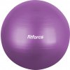 Gymnastická lopta Fitforce GYM ANTI BURST 65 fialová,biela