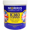 Morris K383, mazací tuk s meďou zabraňujúci zatuhnutiu a zahrdzaveniu, 500g (Morris Lubricants - Tradition in Excellence since 1869...)