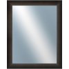 DANTIK - Zrkadlo v rámu, rozmer s rámom 40x50 cm z lišty LEDVINKA tmavo hnedá (1442)