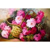 Diamantový obraz Kvety v košíku