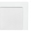 KRATKI 220 x 220 biela krbová mriežka