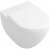 Villeroy & Boch Subway Závesné WC, ploché splachovanie, alpská biela 66031001