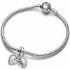 PANDORA náramok Puzzle Piece Hearts Friendship 590728+792239C01