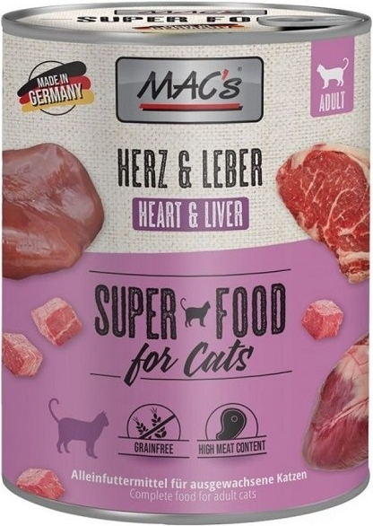 Mac\'s Cat srdce a pečeň 800 g