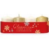 Sviečky adventné GLAMOROUS MIX d5x7cm/4ks