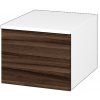 Dreja Nízka skrinka DOS SNZ1 40 - N01 Biela lesk / Bez úchytky T31 / D06 Orech
