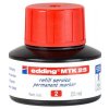 edding MTK 25 náhradný atrament do permanentného popisovača - červený 25 ml