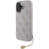Guess puzdro plastové Apple iPhone 16 GUHCP16SGF4GCP ružové