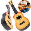 DREVENÁ AKUSTICKÁ GITARA SO 6 STRUNAMI PRE DETI, KOVOVÉ STRUNY