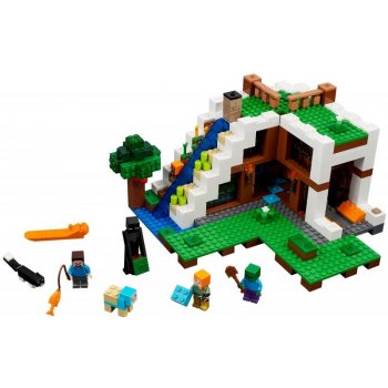 LEGO® Minecraft® 21134 Základňa vo vodopáde