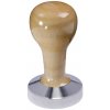 Buna café tamper, javor, lak, 56 mm, nerez mat, plochý