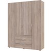 Šatníková skriňa Doros Gelar Dub Sonoma 4 dvere 155x49,5x203,4 (80397560)