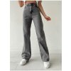 17413 Dewberry Loose Women Jeans-SMOKED šedá 46 dewberry 2465430692160