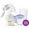 Philips Avent Manuálna Odsávačka Materského Mlieka + VIA 180 ml 5 ks *Akcia