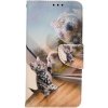 Puzdro TopQ iPhone 11 Flipové Odraz tigra 63756