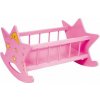 small foot Dřevěná růžová kolébka hvězda