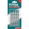 TOTAL-TOOLS TAC51111C Plátky do přímočaré pily, dřevo, 5ks