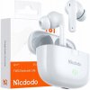 MCDODO BEZDRÔTOVÉ SLÚCHADLÁ DO UŠÍ BLUETOOTH 5 S MIKROFÓNOM + PUZDRO BIELE