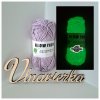 GLOW YARN priadza svietiaca v tme G008 fialová