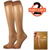 Lady B Nylon 20 DEN Silónové podkolienky 2 páry visone