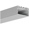 Klus A18001A_2 Hliníkový profil BOX-M (55x30mm), pre montáž napájac. zdroja k LED pásom, elox. strieborný