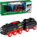 Brio World Parná lokomotíva s vodnou nádržou na batérie