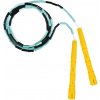 Korálkové Katana Rope - švihadlo pre začiatočníkov, nastaviteľná dĺžka, vhodné na chudnutie. Vyber farbu rukovätí:: Žlté, Vyber farbu korálikov: Čierna/mint Švihadlo s korálkami ti pomôže schudnúť, na