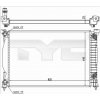 Chladič motora TYC 702-0014-R 702-0014-R