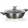 BANQUET Panvica Paella s nepriľnavým povrchom METALLIC PLATINUM 28 x 7,8 cm