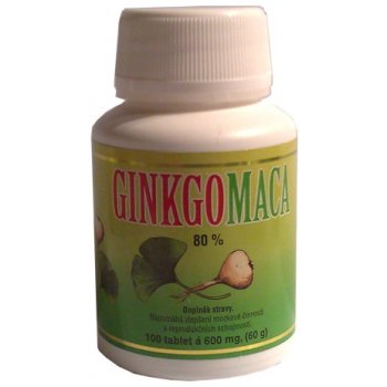 Hemann Ginkgo Maca 600mg 100 tbl.