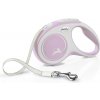 Vodítko FLEXI Comfort S páskové 5m/15kg ružová NEW