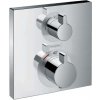 Hansgrohe Ecostat Square - Termostatická batéria pod omietku s uzatváracím ventilom, chróm - 15712000