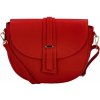 Dámska kožená crossbody kabelka červená - Delami Putax červená