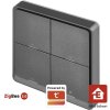 Emos GoSmart H5016, prenosný ovládač scén IP-2004ZB, ZigBee 3.0, 4-tlačidlový H5016