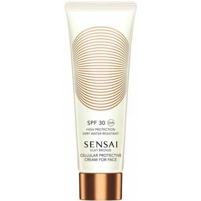 Sensai Silky Bronze Cellular Protective Cream For Face SPF30 opaľovací krém 50 ml