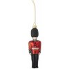 Bloomingville Sklenená vianočná ozdoba Andri Red 12 cm