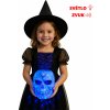 Halloweensky kotlík - Lebka s uchom so svetlom so zvukom