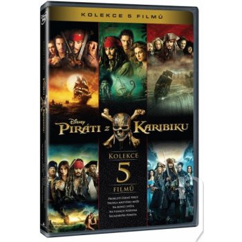 Piráti z Karibiku 1-5 kolekce DVD