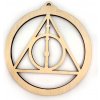 Libelula Drevená vianočná ozdoba – Harry Potter 8