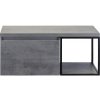 Kúpeľňová skrinka pod umývadlo Sanox Frozen betón antracit 100,2 x 43,6 x 45 cm
