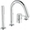 Ideal Standard Joy - Batéria na okraj vane, 4-otvorová inštalácia, chróm BC789AA