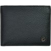 SEGALI Pánska kožená peňaženka 725 166 2071 black/grey